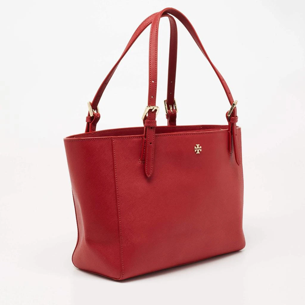 商品[二手商品] Tory Burch|Tory Burch Red Leather Medium York Buckle Tote,价格¥1051,第3张图片详细描述
