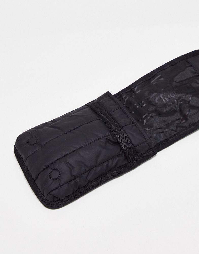 商品Hunter|Hunter Intrepid puffer essential phone pouch in black,价格¥324,第6张图片详细描述