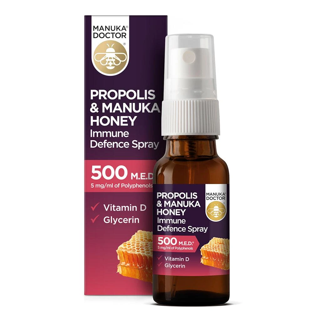 商品Manuka Doctor|Vitamin D Spray with Manuka Honey & Propolis 500 M.E.D.,价格¥55,第2张图片详细描述