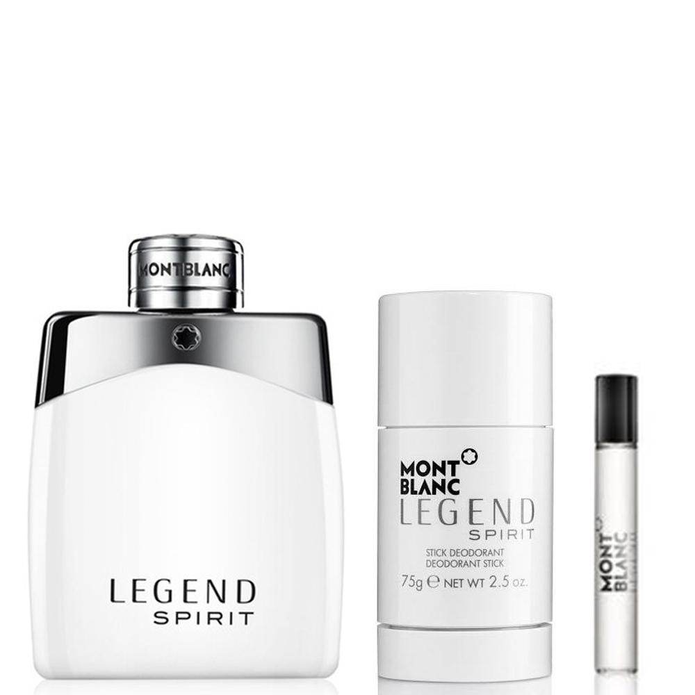 商品MontBlanc|Montblanc Mens Legend Spirit Gift Set Fragrances 3386460130356,价格¥464,第1张图片