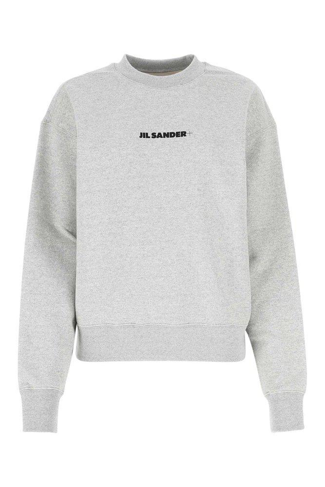 商品Jil Sander|Jil Sander+ Logo Printed Crewneck Sweatshirt,价格¥2795-¥2880,第1张图片