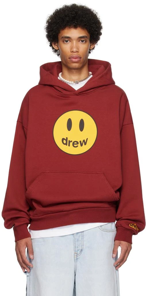 商品Drew House|Burgundy Printed Hoodie,价格¥1382,第1张图片