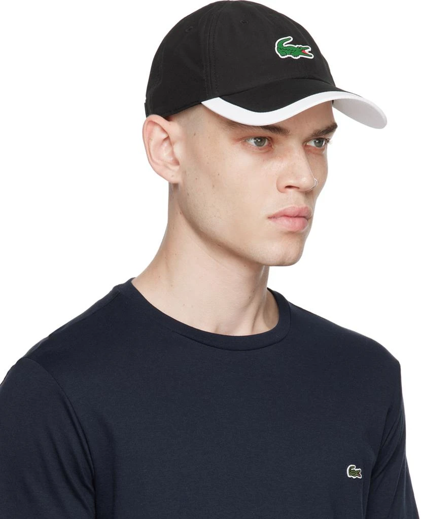 商品Lacoste|Black Unisex Sport Contrast Border Cap,价格¥302,第2张图片详细描述