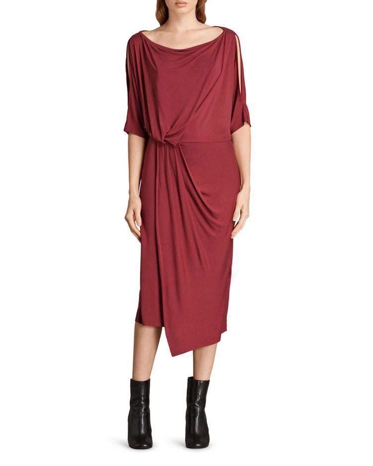 商品ALL SAINTS|Sina Cold-Shoulder Dress - 100% Exclusive,价格¥661,第1张图片
