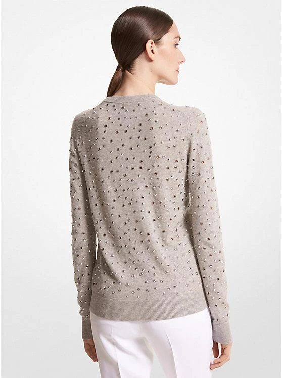 商品Michael Kors|Embellished Cashmere Sweater,价格¥4471,第2张图片详细描述