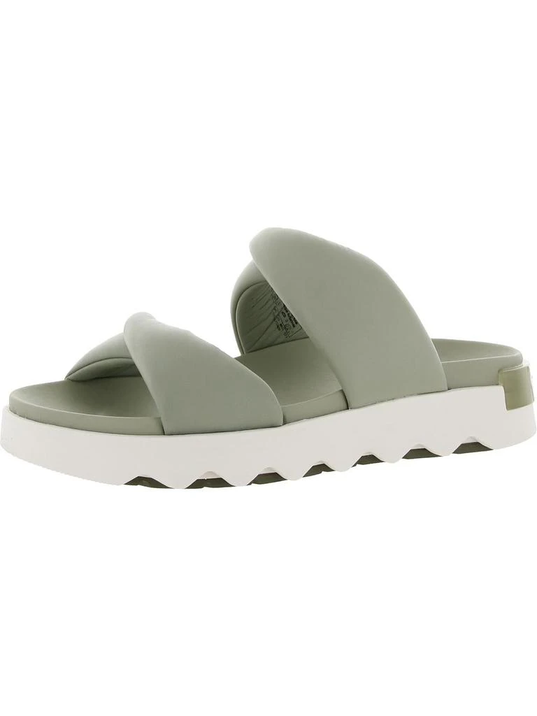 Vibe Twist Womens Leather Slip On Slide Sandals 商品