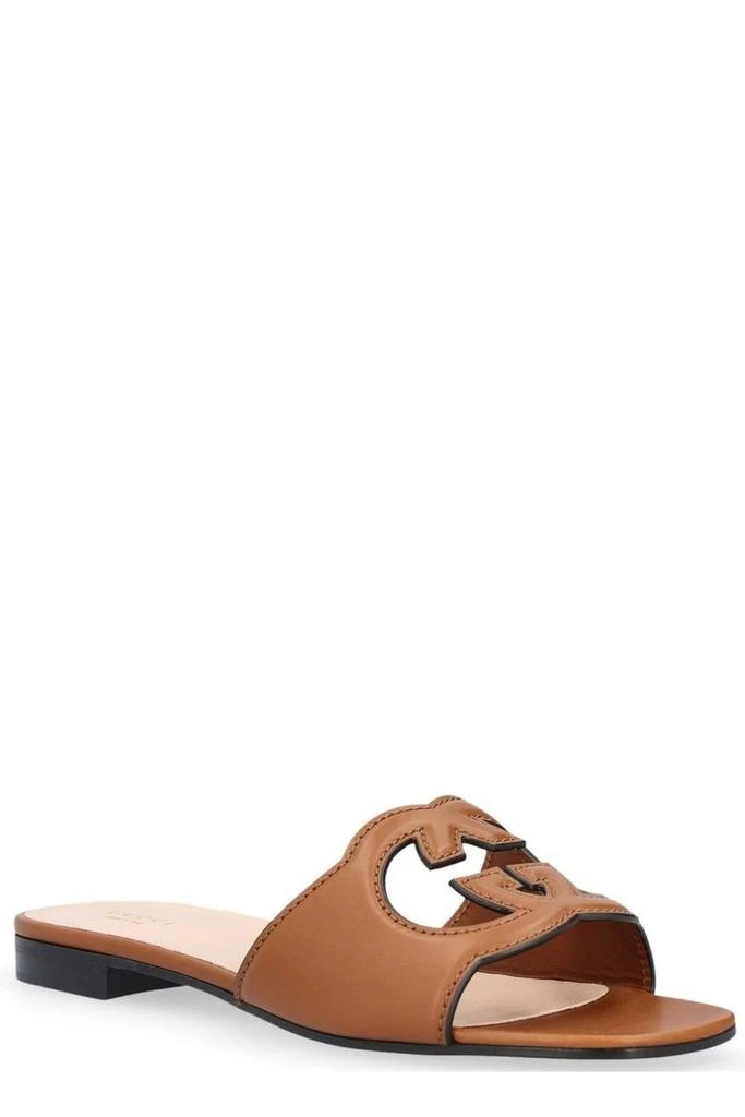 商品Gucci|Gucci Logo Cut-Out Sandals,价格¥3918,第2张图片详细描述