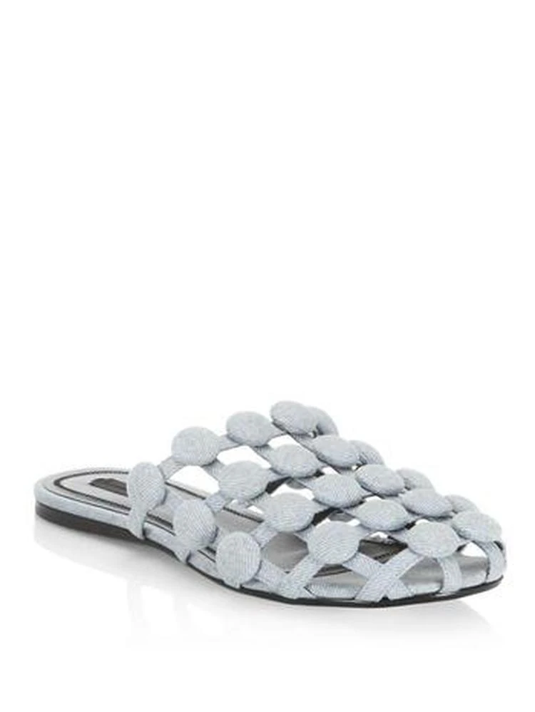 商品Alexander Wang|Alexander Wang - Amelia Denim Slippers,价格¥1792,第1张图片
