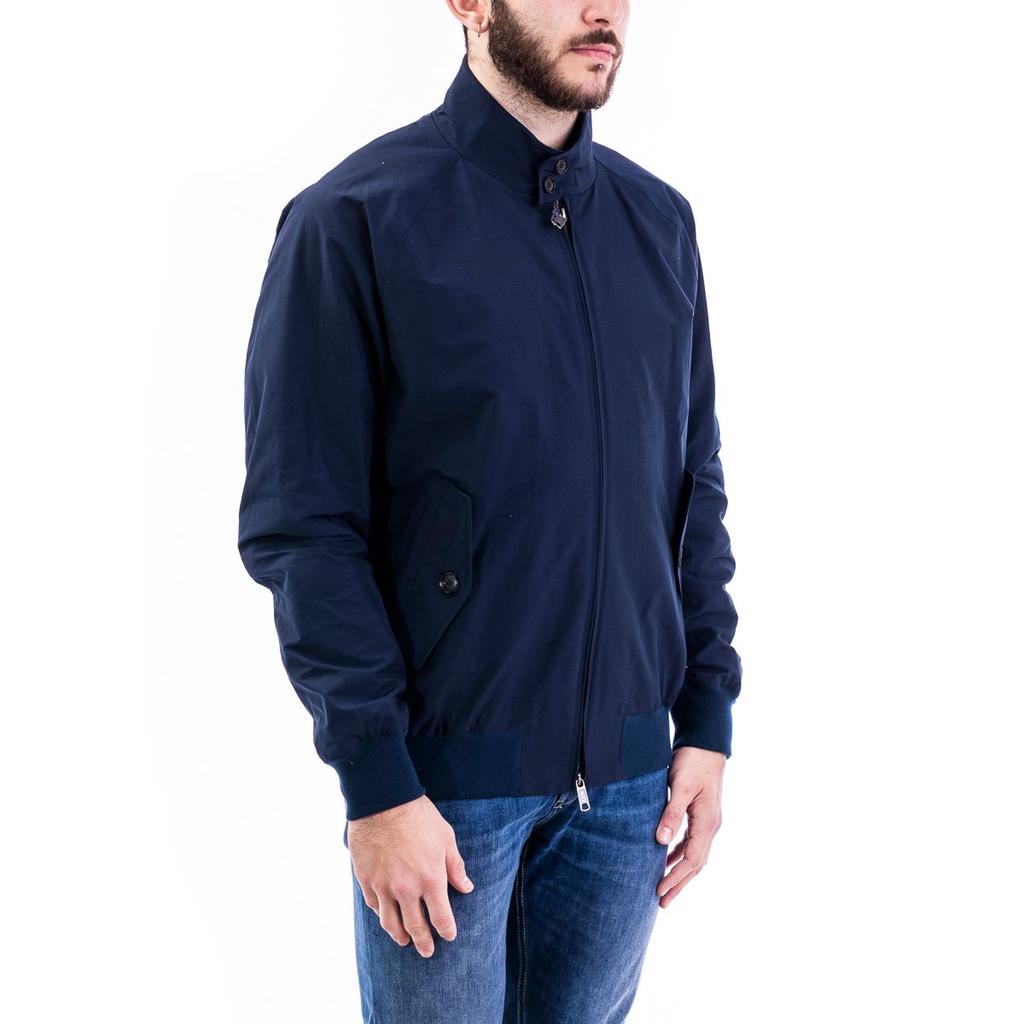 Baracuta Men's  Blue Cotton Outerwear Jacket商品第3张图片规格展示