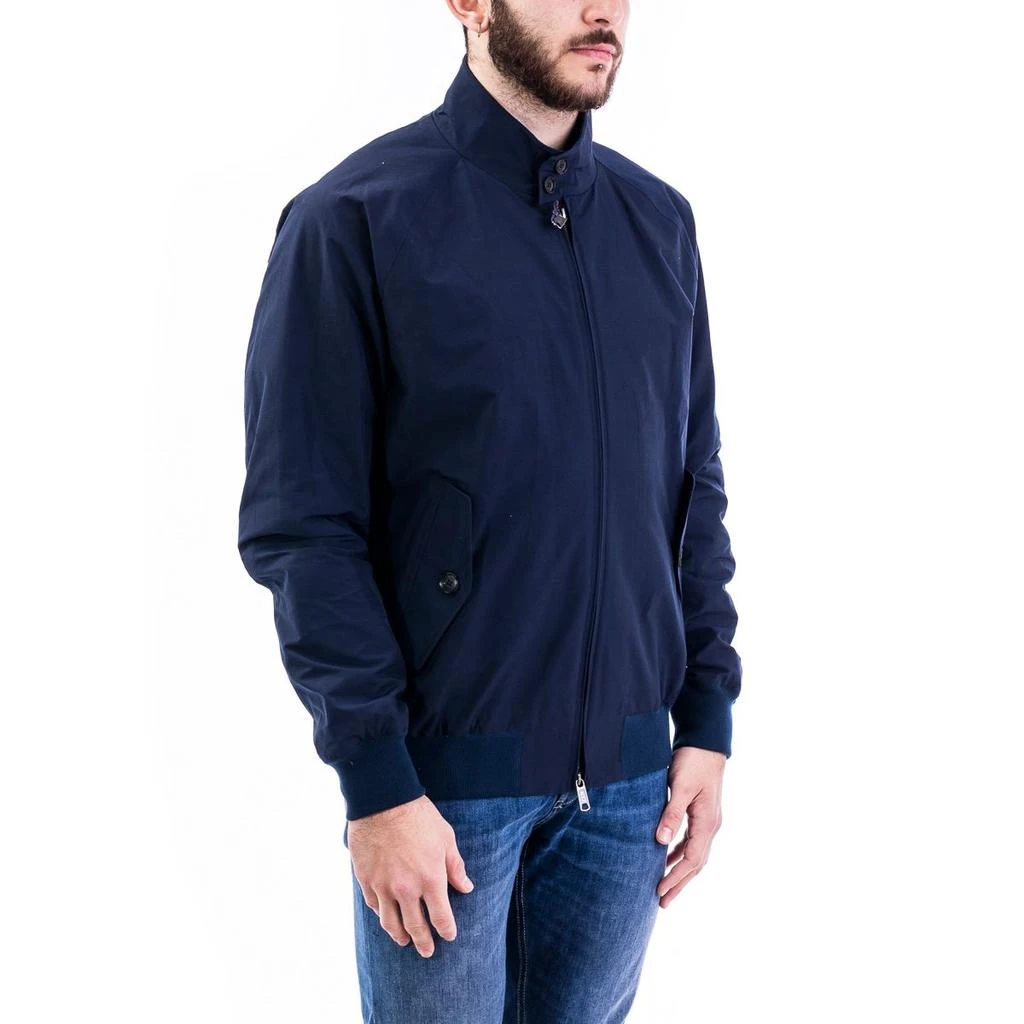 商品Baracuta|Baracuta Men&#39;s  Blue Cotton Outerwear Jacket,价格¥3377,第3张图片详细描述