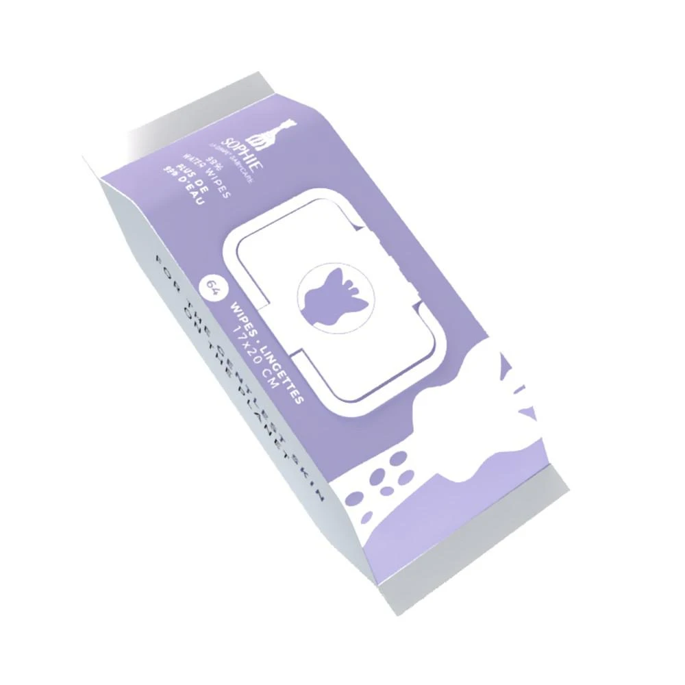 商品Sophie la Girafe Babycare|Water Wipes, 64 count-Case pack of 4,价格¥131,第3张图片详细描述