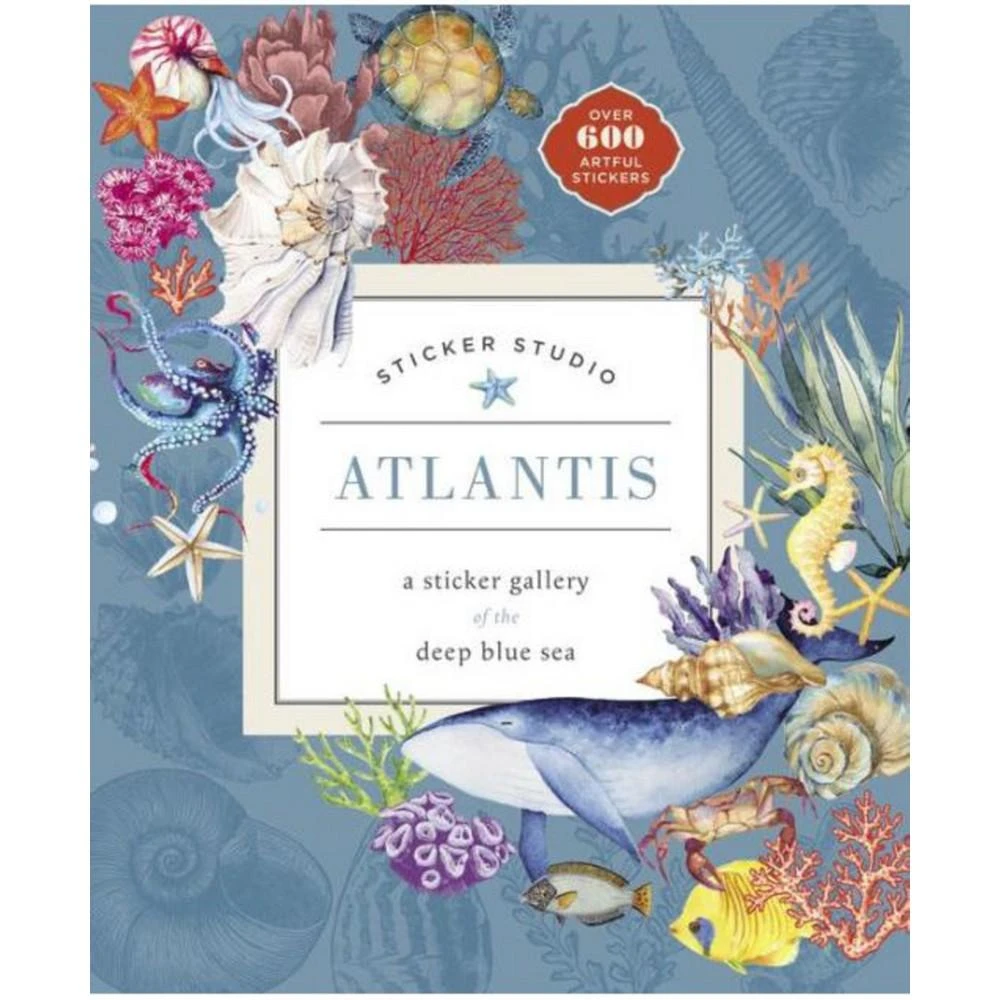 商品Barnes & Noble|Sticker Studio - Atlantis - A Sticker Gallery of the Deep Blue Sea by Chloe Standish,价格¥193,第1张图片