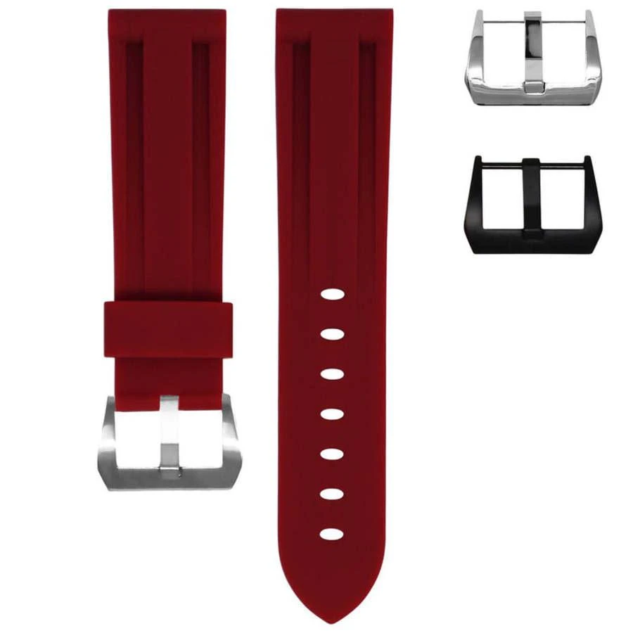 商品Horus Watch Straps|For Tudor Black Bay Straight Lug Bordeaux Red Rubber Watch Band 22MMSL-DKRD-TBB,价格¥1154,第1张图片