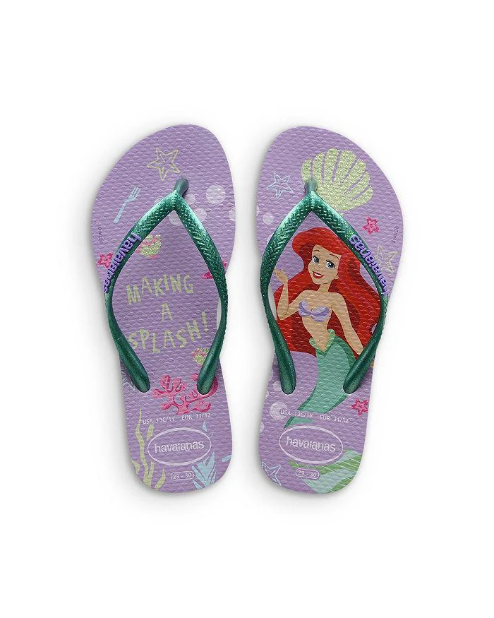 商品Havaianas|Girls' Disney Princess Flip Flops - Toddler, Little Kid,价格¥225,第2张图片详细描述
