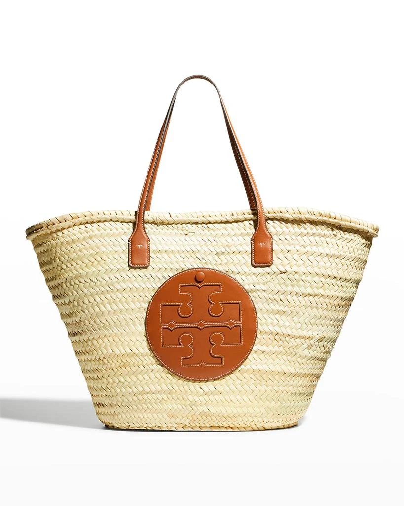 商品Tory Burch|Ella Large Straw Basket Tote Bag,价格¥1885,第1张图片