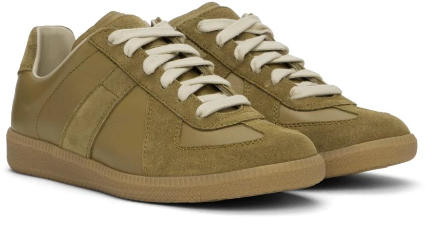 商品MAISON MARGIELA|Khaki Replica Sneakers,价格¥4720,第4张图片详细描述