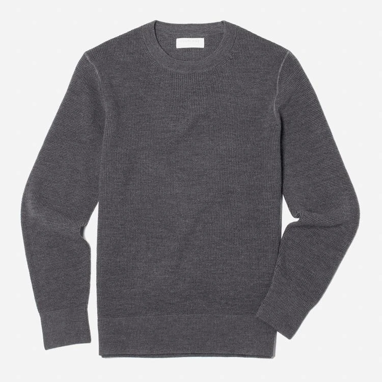 商品Everlane|The Merino Waffle Crew,价格¥449,第1张图片