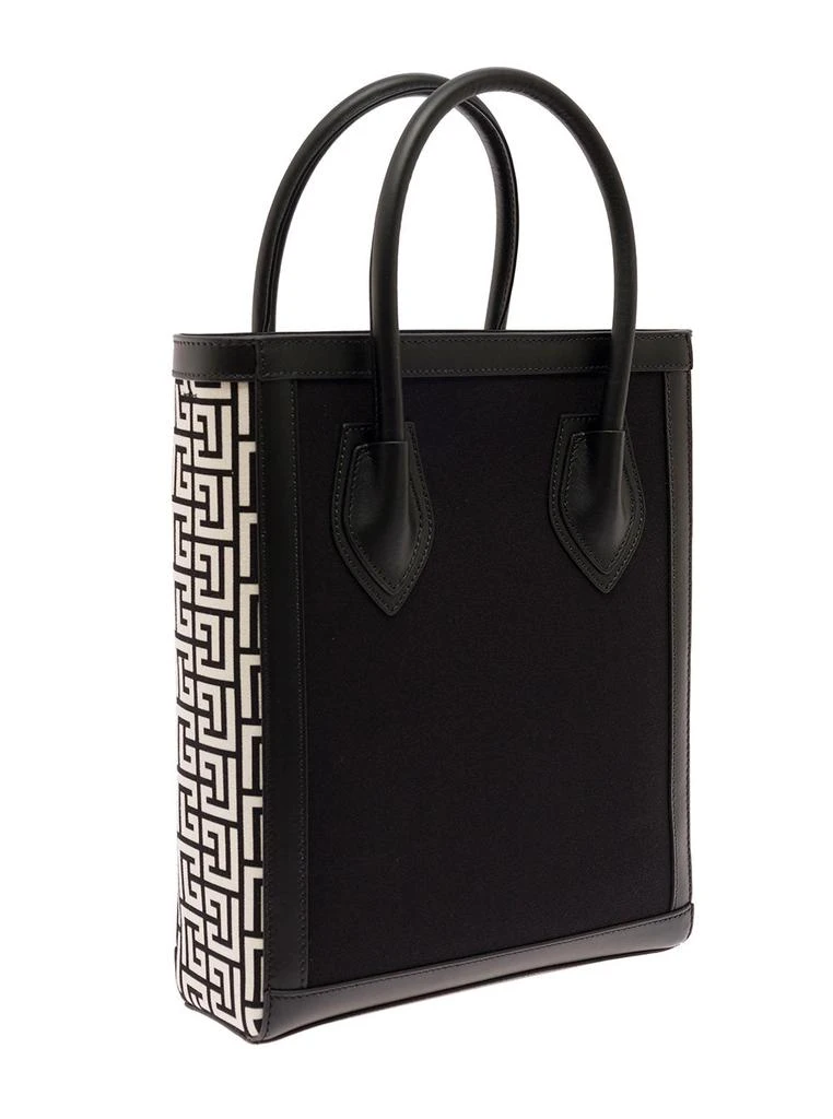 商品Balmain|B-Army 26 Black Tote Bag Woman Balmain,价格¥4673,第2张图片详细描述