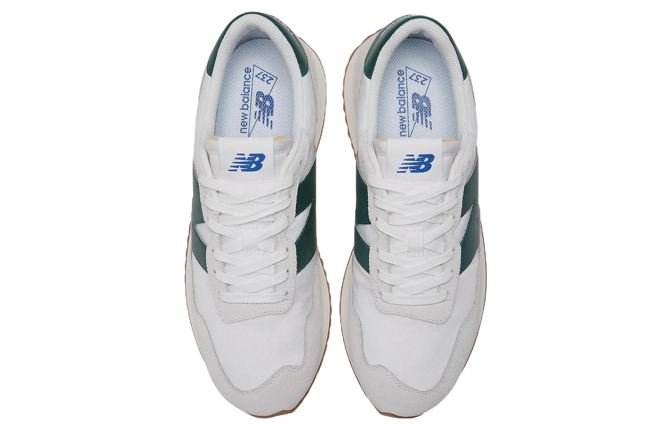 商品[国内直发] New Balance|[预售3天]NB 237 复古 织物透气 低帮 休闲跑步鞋 男女同款 灰绿色,价格¥339,第5张图片详细描述