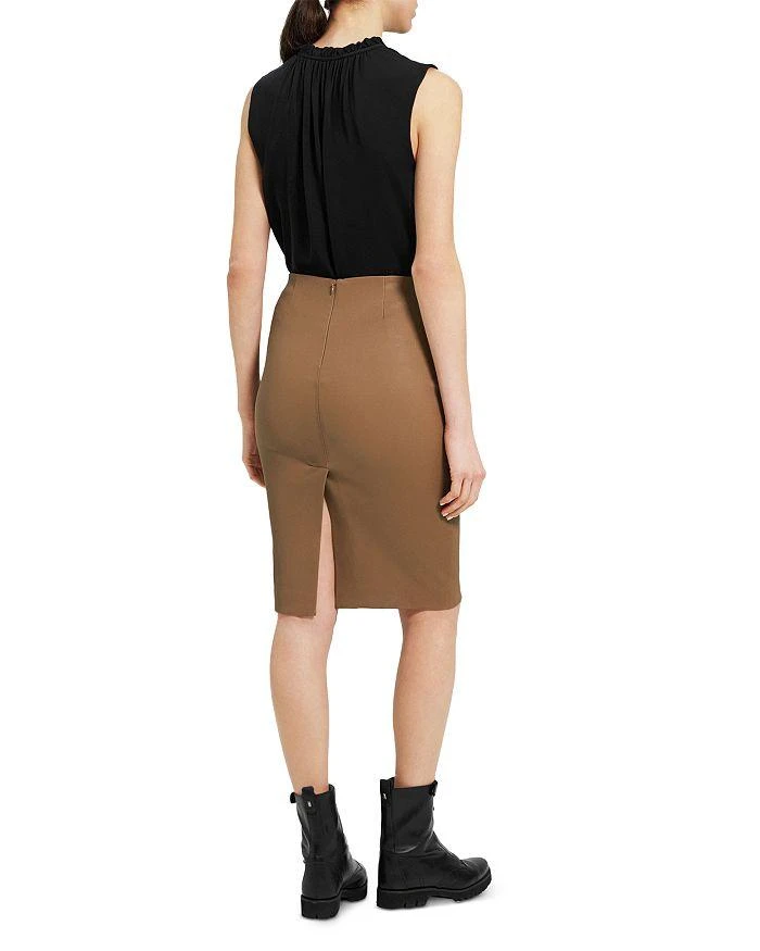 商品Theory|Leather Pencil Skirt,价格¥3069,第3张图片详细描述