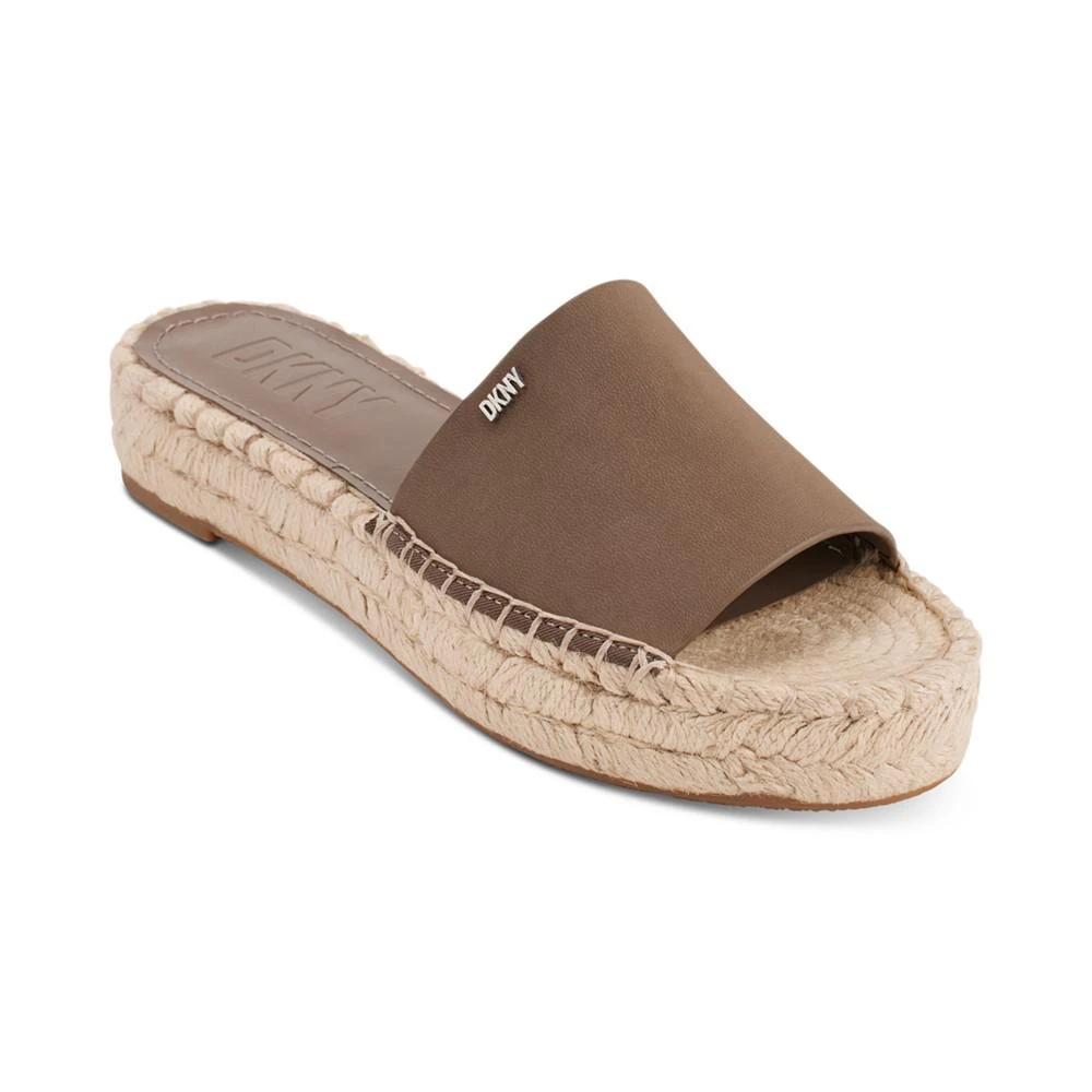 商品DKNY|Women's Camillo Slip-On Espadrille Platform Slide Sandals,价格¥488,第1张图片