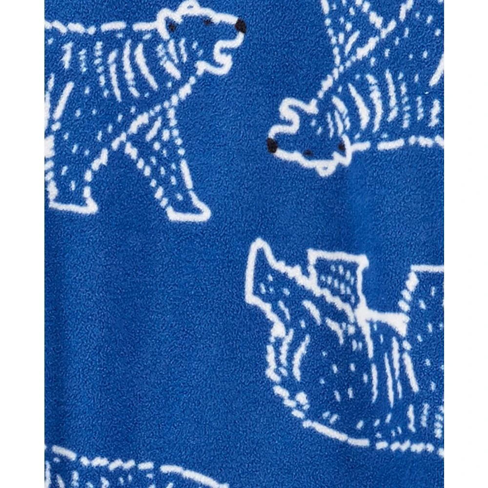 商品Carter's|Big Kids Bear-Print Fleece One-Piece Footed Pajamas,价格¥110,第2张图片详细描述