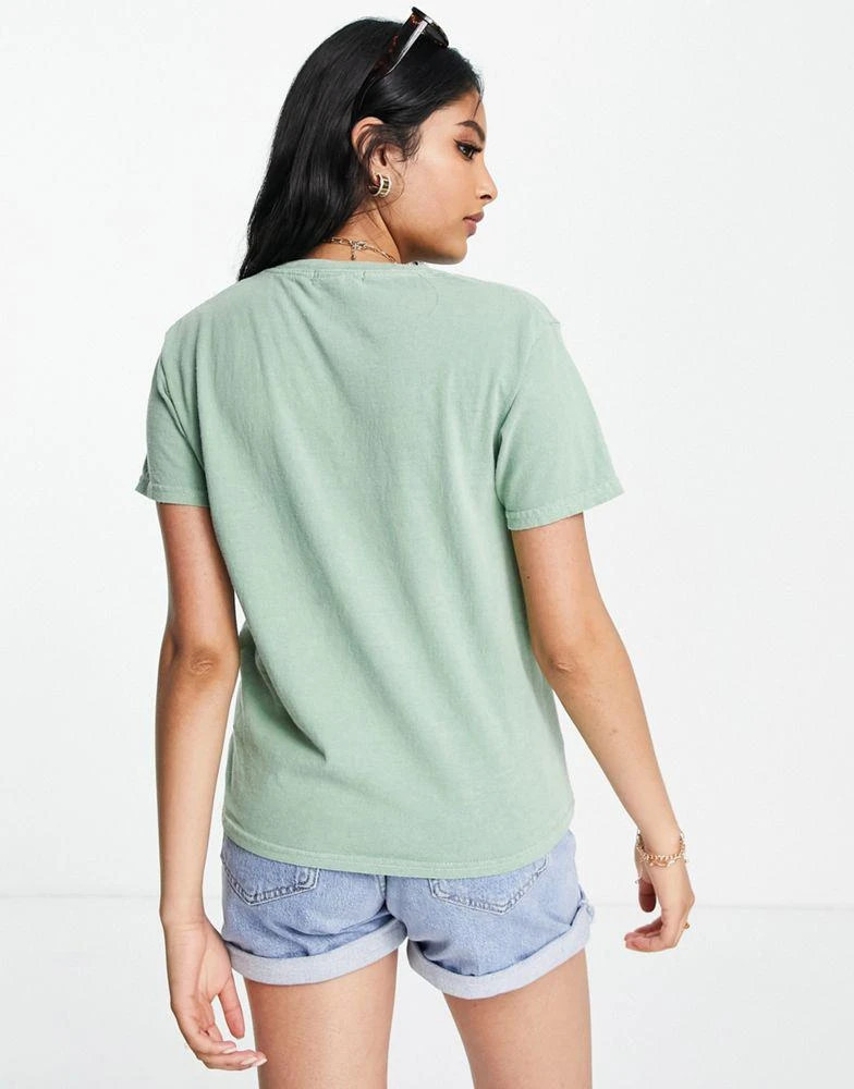 商品Topshop|Topshop plain washed tee in green,价格¥120,第2张图片详细描述