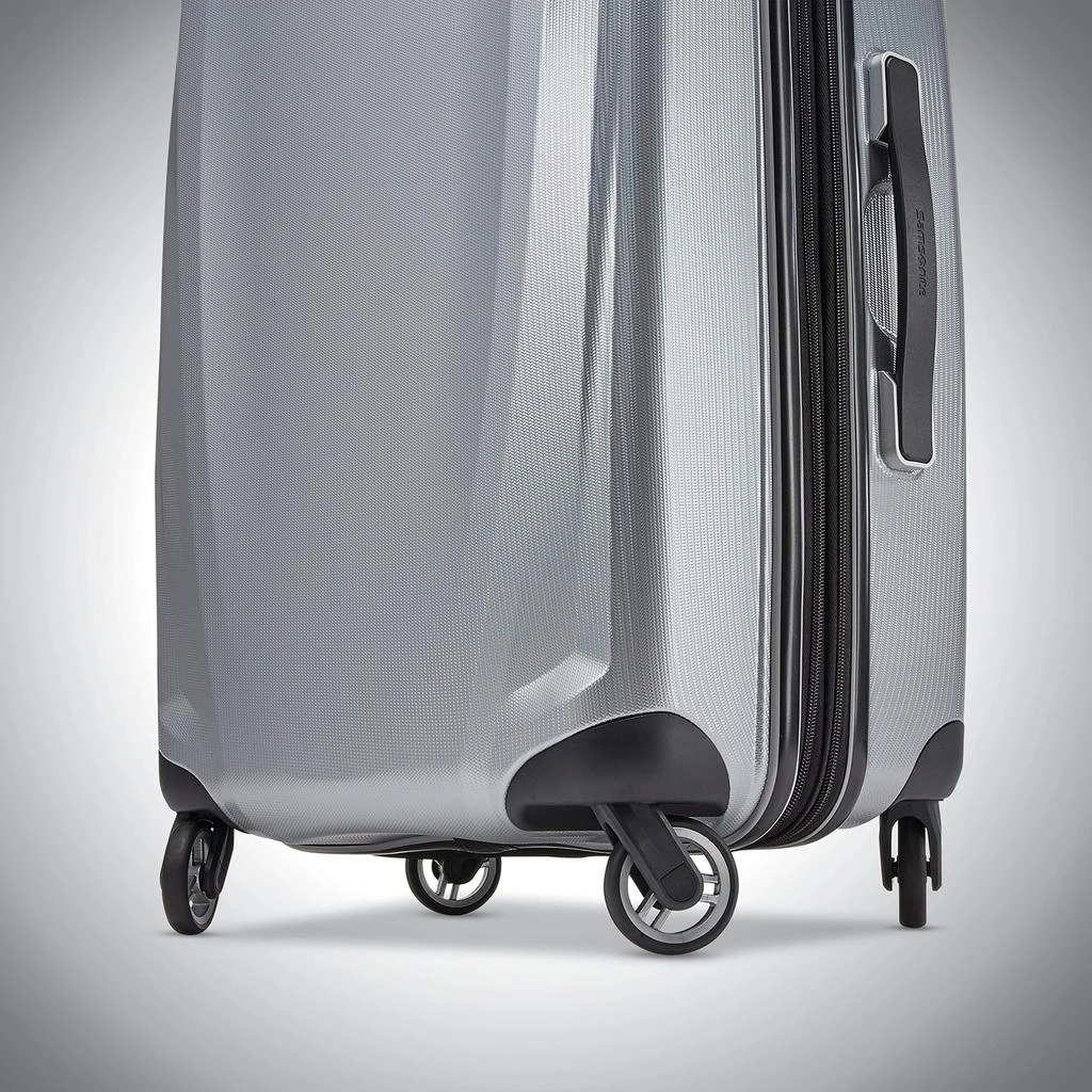 商品Samsonite|Samsonite Winfield 3 DLX Hardside Luggage with Spinners, 2-Piece Set (20/25), Silver,价格¥864,第2张图片详细描述