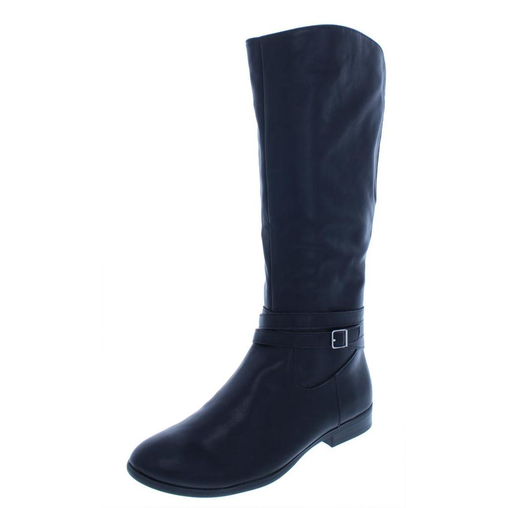 Style & Co. Womens Keppur Faux Leather Knee-High Riding Boots商品第3张图片规格展示