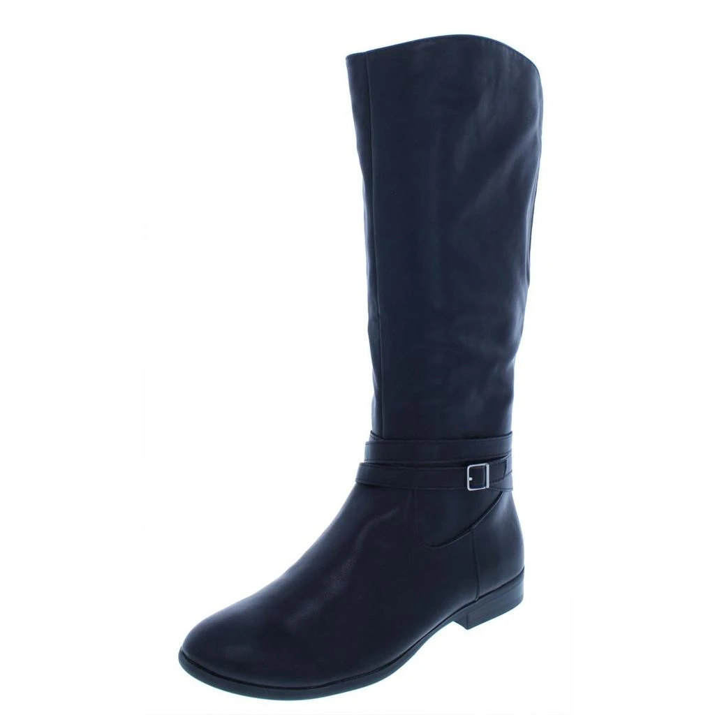 商品Style & Co|Style & Co. Womens Keppur Faux Leather Knee-High Riding Boots,价格¥76,第2张图片详细描述