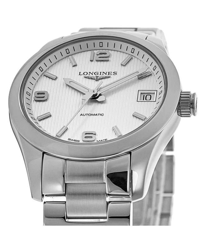 商品Longines|Longines Conquest Classic Automatic Silver Dial Stainless Steel Women's Watch L2.385.4.76.6,价格¥12540,第3张图片详细描述