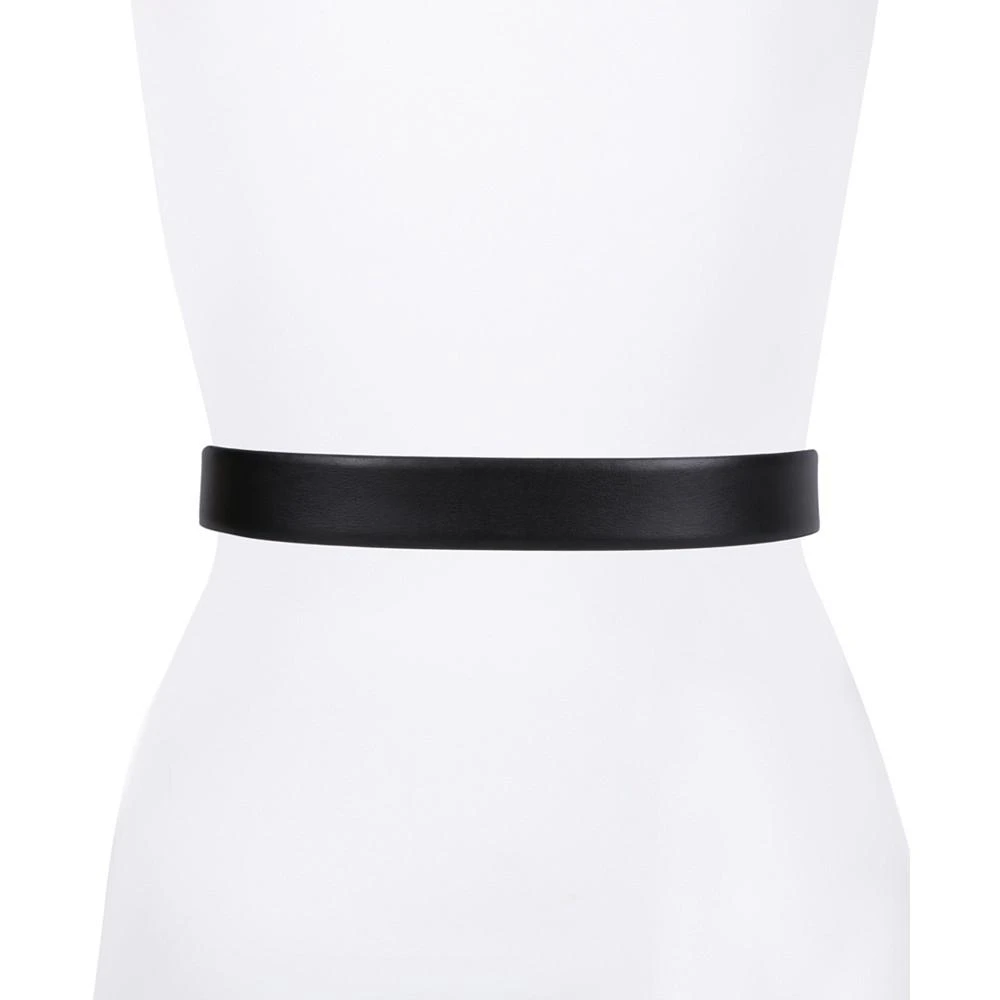 商品Michael Kors|Faux Jewel Buckle Leather Belt,价格¥331,第3张图片详细描述