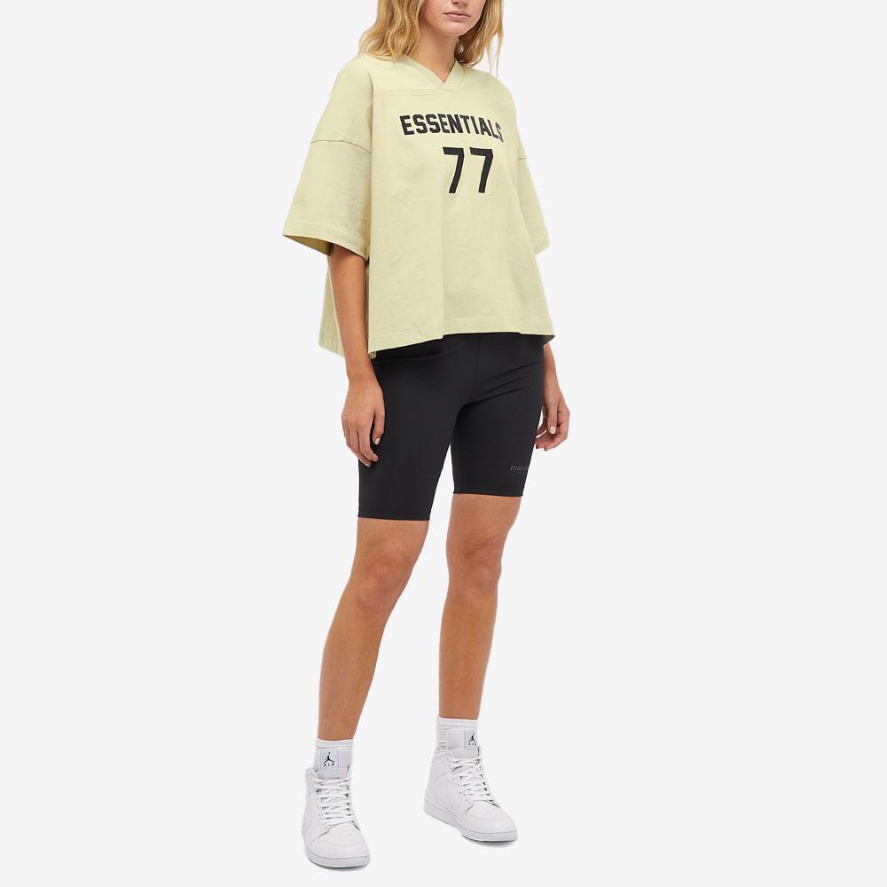 商品Essentials|Fear of God ESSENTIALS Women's Logo Football Tee - Wheat,价格¥409,第6张图片详细描述