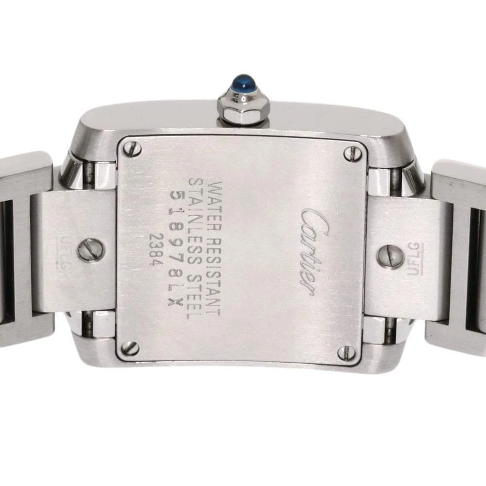 Cartier Ivory Stainless Steel Tank Francaise W51008Q3 Quartz Women's Wristwatch 20mm 商品