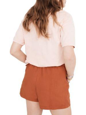 Linen-Blend Shorts商品第4张图片规格展示