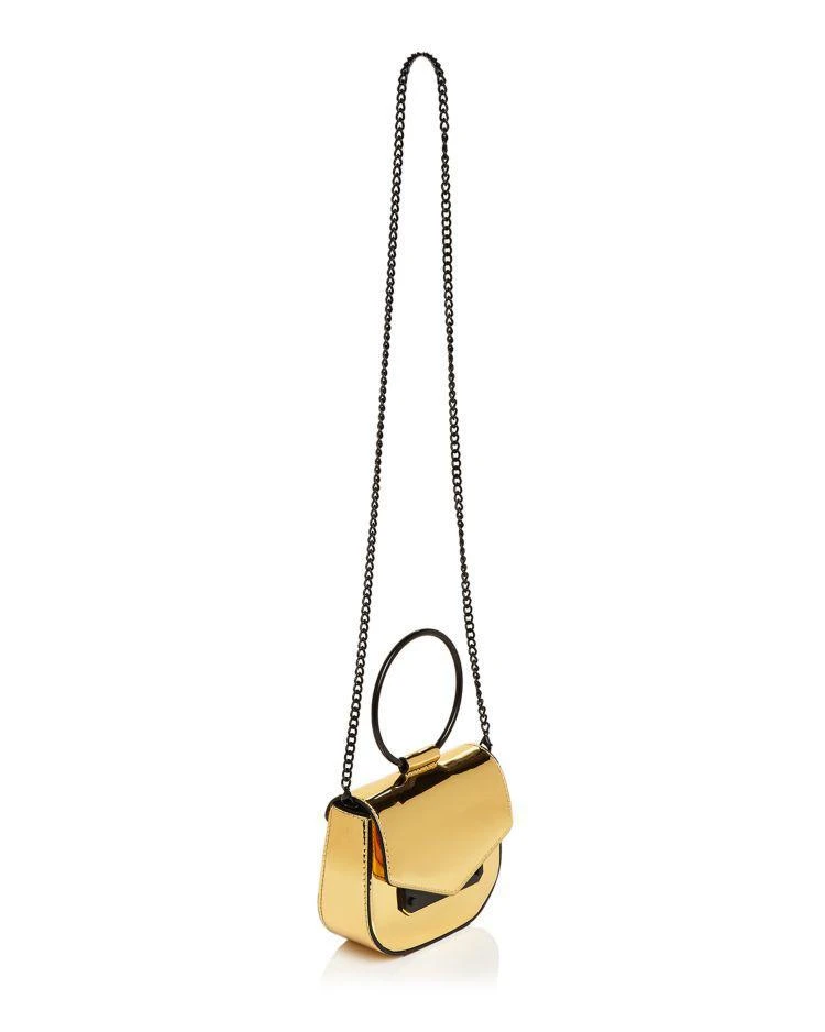 商品Nasty Gal|圆环真皮金属色斜挎包,价格¥434,第4张图片详细描述