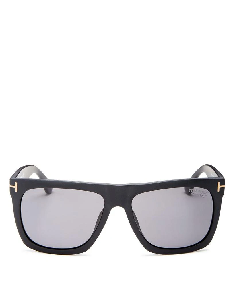 商品Tom Ford|Morgan Polarized Flat Top Square Sunglasses, 57mm,价格¥3836,第1张图片