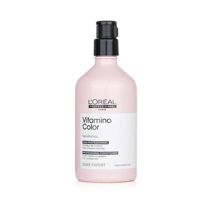 商品L'Oreal Paris|L'Oreal 沙龙护发系列 - 白藜芦醇染发护理护发素 500ml/16.9oz,价格¥469,第1张图片