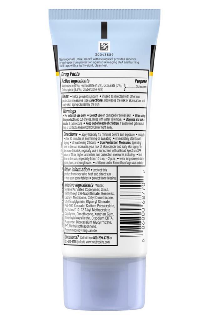 商品Neutrogena|Ultra Sheer Dry-Touch Sunscreen,价格¥97,第4张图片详细描述