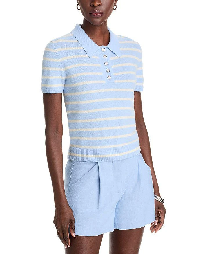 商品VERONICA BEARD|Brandt Cashmere Polo Sweater,价格¥2067,第1张图片详细描述