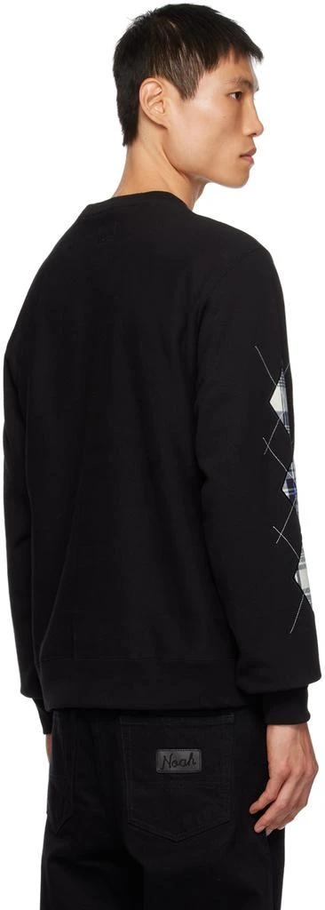 商品Noah|Black Argyle Appliqué Sweatshirt,价格¥425,第3张图片详细描述