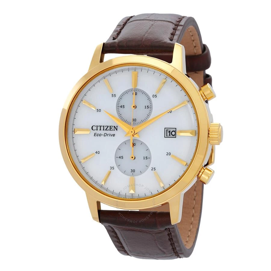 商品Citizen|Core Collection Chronograph Quartz White Dial Men's Watch CA7062-15A,价格¥1443,第1张图片