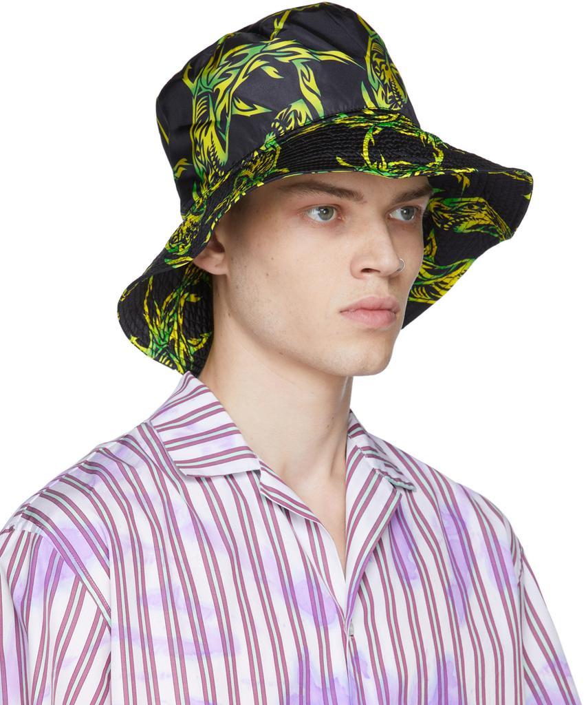 商品MSGM|Black Nylon Bucket Hat,价格¥381,第5张图片详细描述