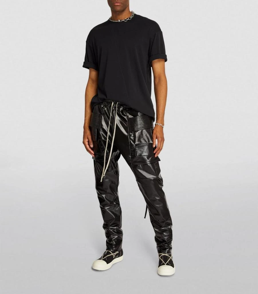 商品Rick Owens|Coated Creatch Cargo Trousers,价格¥5445,第2张图片详细描述