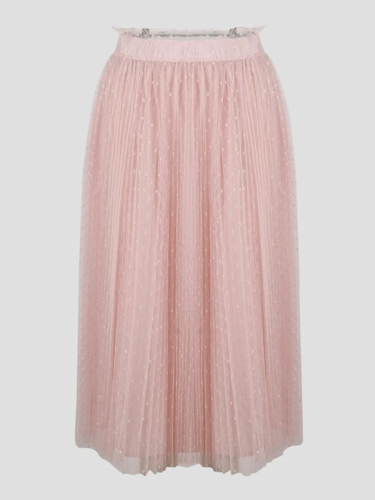 商品RED Valentino|RED Valentino Pleated Point D Esprit Tulle Skirt,价格¥3789,第1张图片