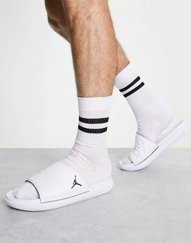 商品Jordan|Jordan PLAY SLIDE in white,价格¥367,第1张图片