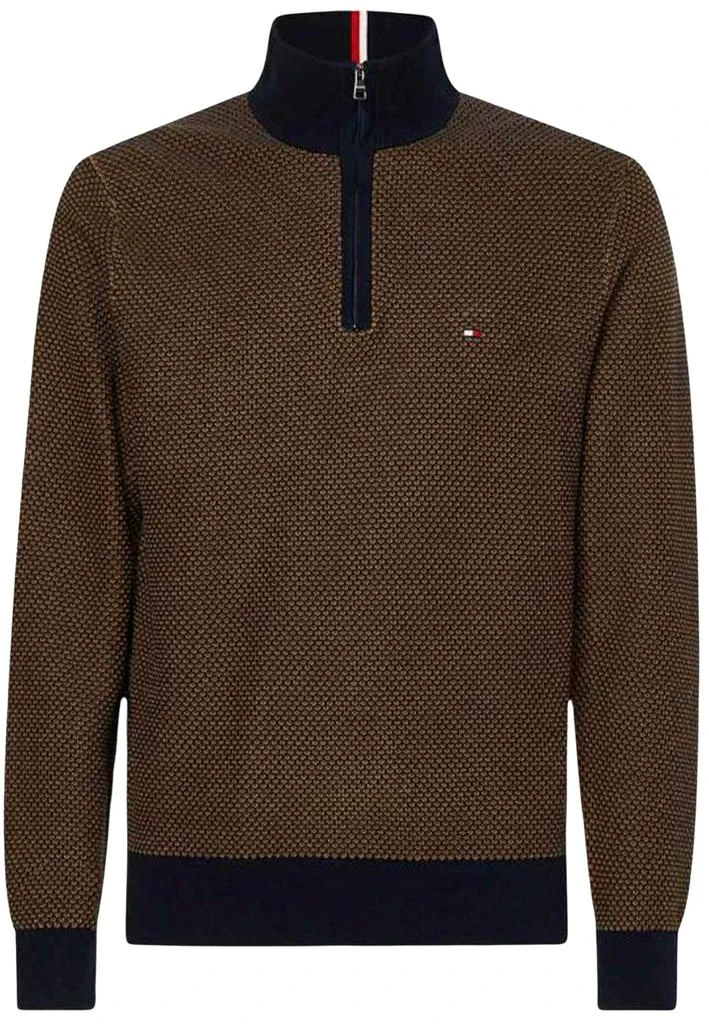 商品Tommy Hilfiger|Tommy Hilfiger Pullover Brown MW0MW28041 0GY,价格¥971,第1张图片