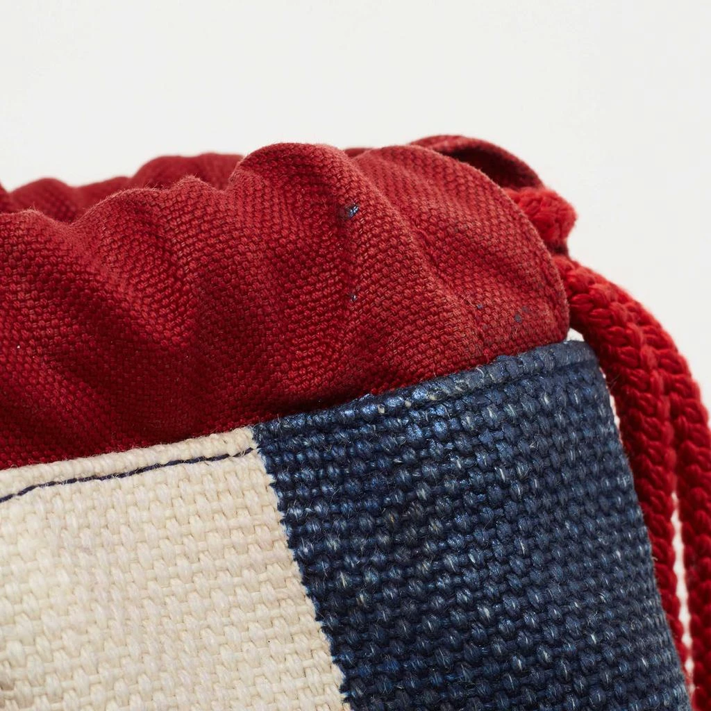 Gucci Multicolor Canvas Sylvie Stripe Drawstring Backpack 商品