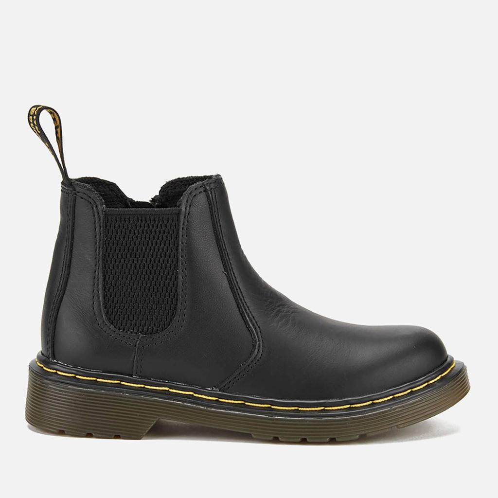 Dr. Martens Kids' 2976 J Softy T Leather Chelsea Boots - Black商品第1张图片规格展示