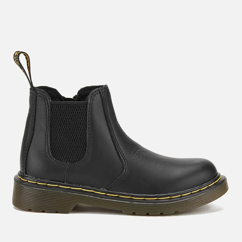 商品Dr. Martens|Dr. Martens Kids' 2976 J Softy T Leather Chelsea Boots - Black,价格¥484,第1张图片